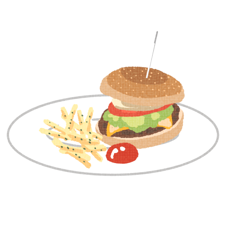 Hamburger illustration | illust world